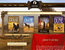 Tablet Screenshot of dunenovels.com