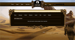 Desktop Screenshot of forum.dunenovels.com